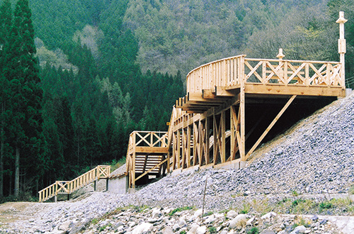 Observation deck in Kiyomi