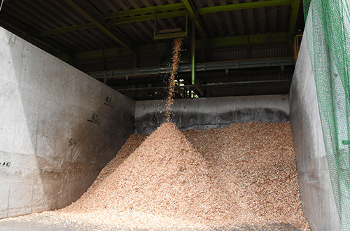 Chips for shipping in silos